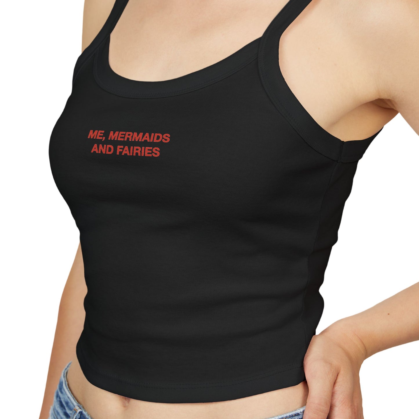 ME, MERMAIDS AND FAIRIES - Women's Spaghetti Strap Tank Top