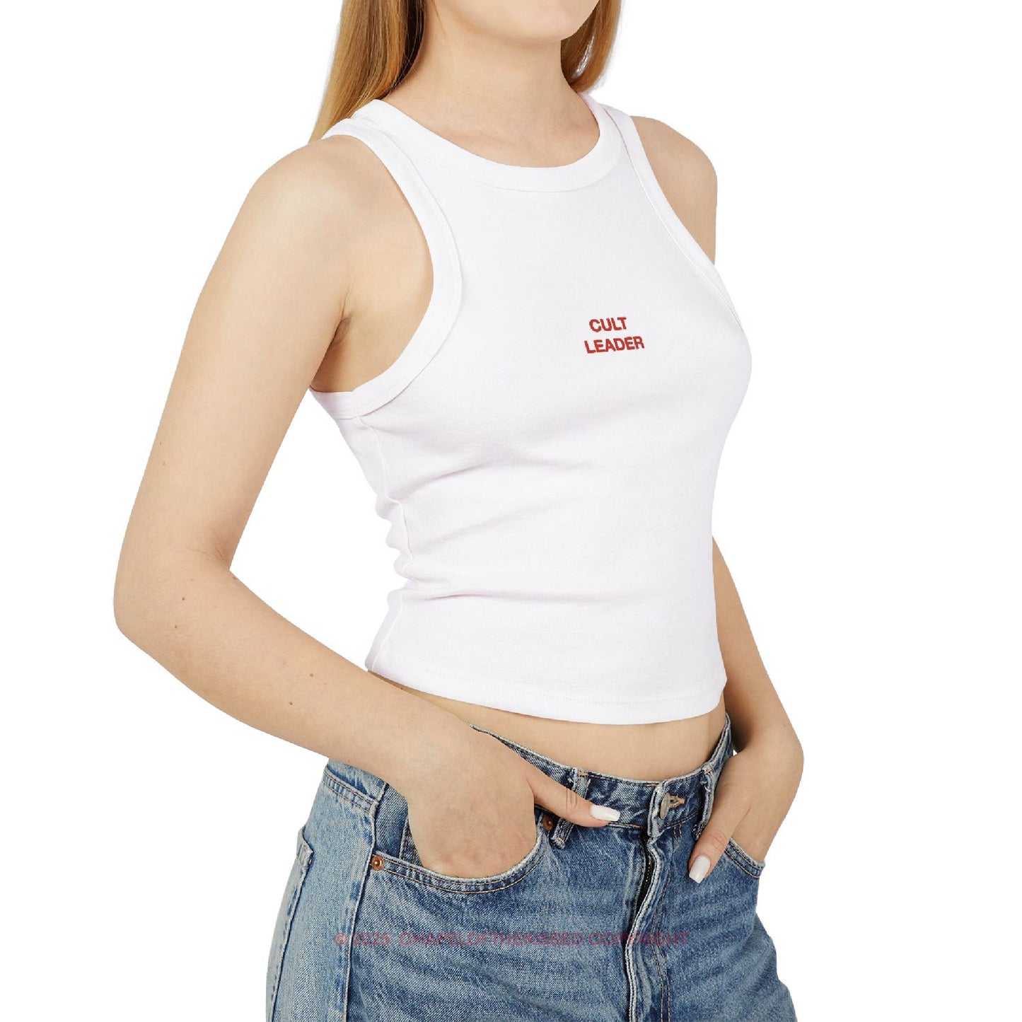 CULT LEADER - Women's Racer Tank Top