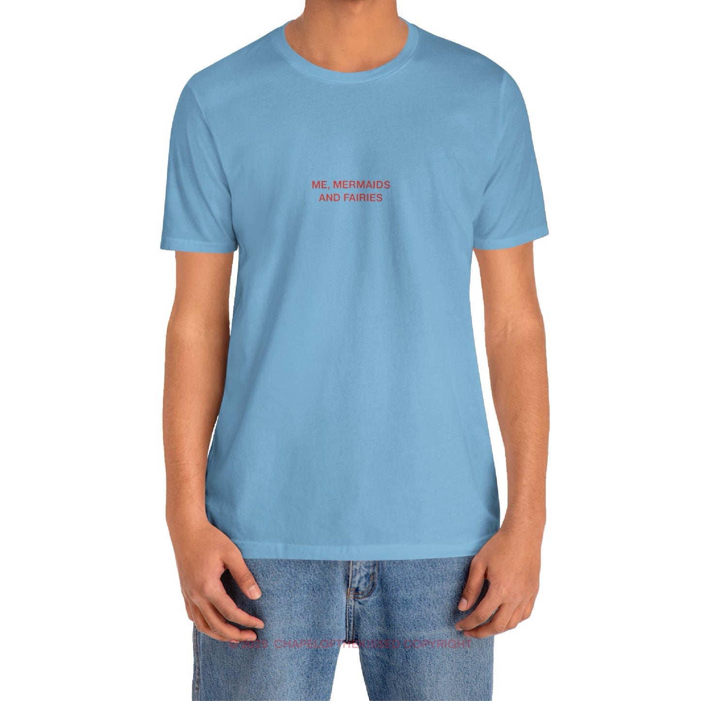 Me, mermaids an fairies - classic, comfy, Unisex T-Shirt (WW)