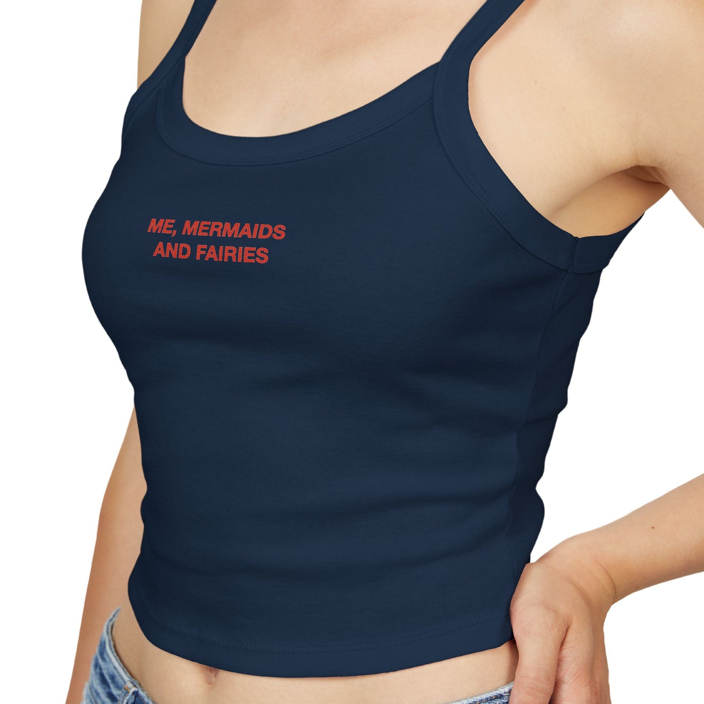 ME, MERMAIDS AND FAIRIES - Women's Spaghetti Strap Tank Top