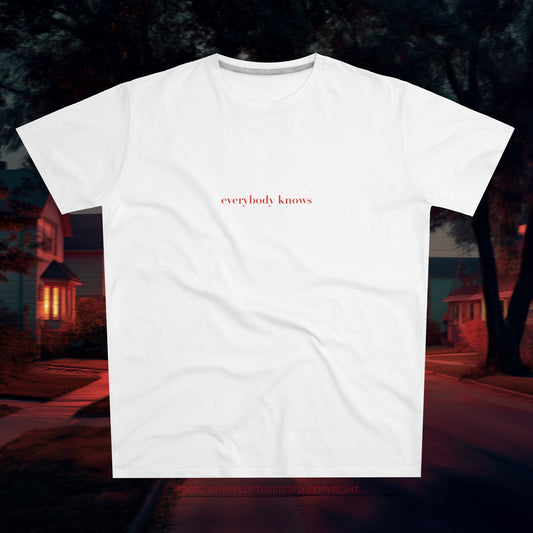 Everybody knows - Men's Modern-fit Tee