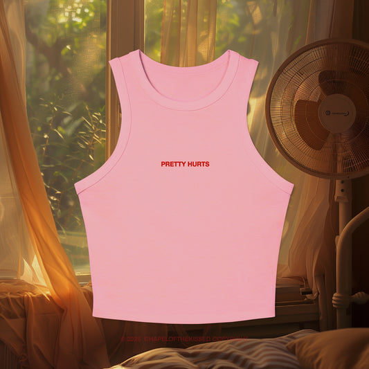 PRETTY HURTS  - Women's Racer Tank Top