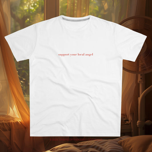 Support your Local angel  - Men's Modern-fit Tee