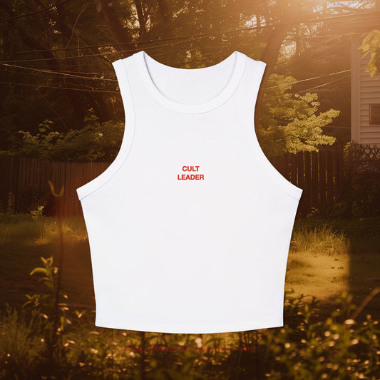 CULT LEADER  - Women's Racer Tank Top