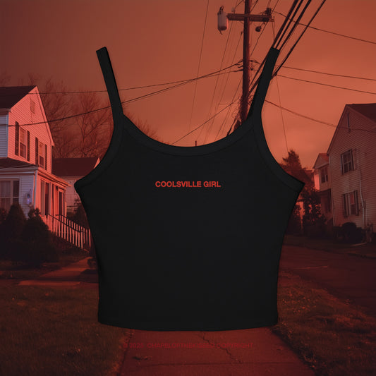 COOLSVILLE GIRL - Women's Spaghetti Strap Tank Top