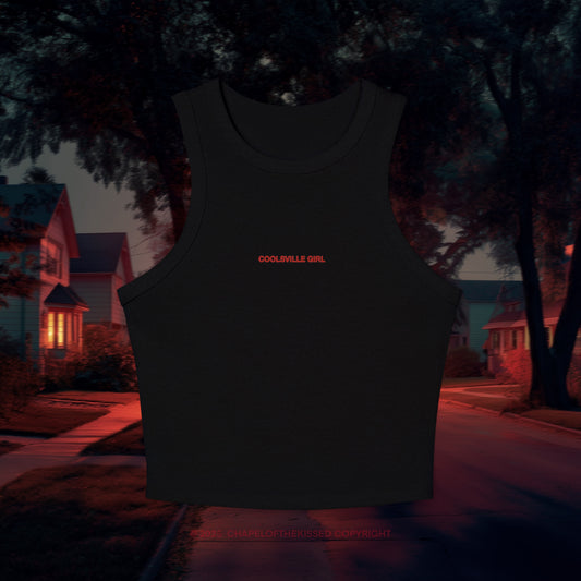COOLSVILLE GIRL - Women's Racer Tank Top