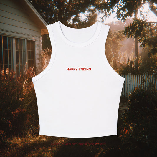 HAPPY ENDING - Women's Racer Tank Top