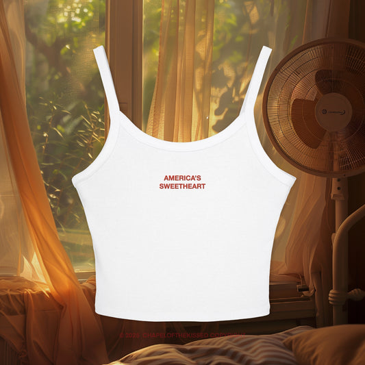 AMERICA’S SWEETHEART - Women's Spaghetti Strap Tank Top