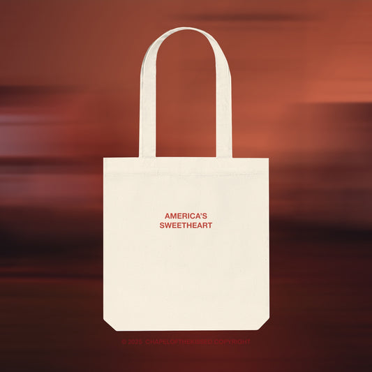 AMERICA’S SWEETHEART - Eco-Friendly, Woven Tote Bag