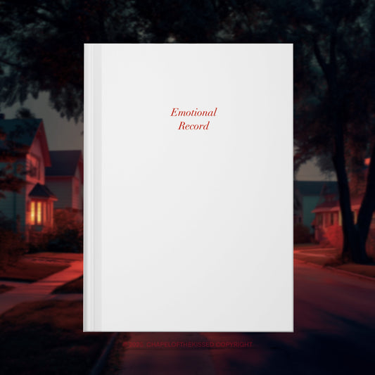 Emotional record -  Hardcover Matte diary