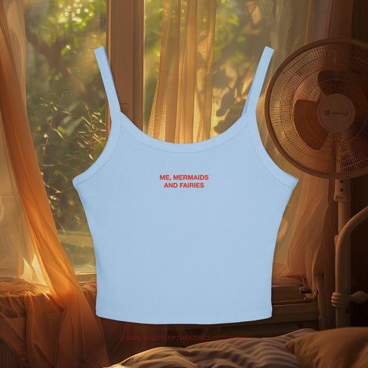 ME, MERMAIDS AND FAIRIES - Women's Spaghetti Strap Tank Top