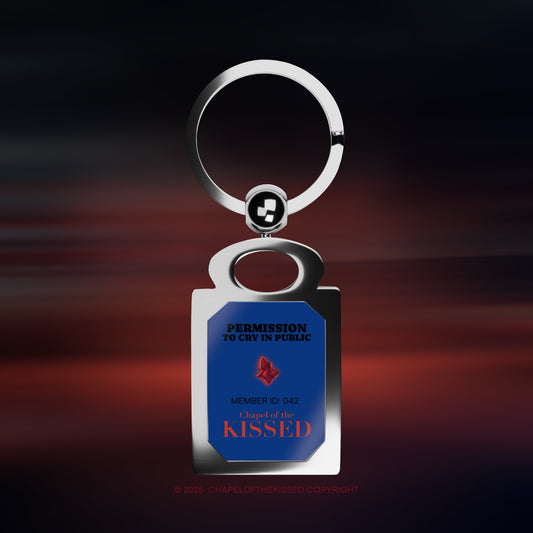 Permission to cry in pubic - Keyring access card